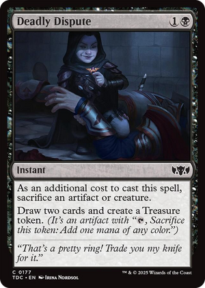 0177 Deadly Dispute C Commander: Tarkir: Dragonstorm