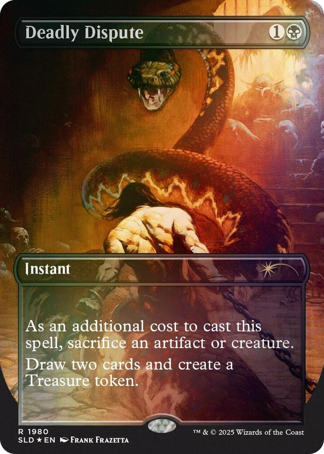 1980 Deadly Dispute (1980) (Rainbow Foil) R Secret Lair Drop Series