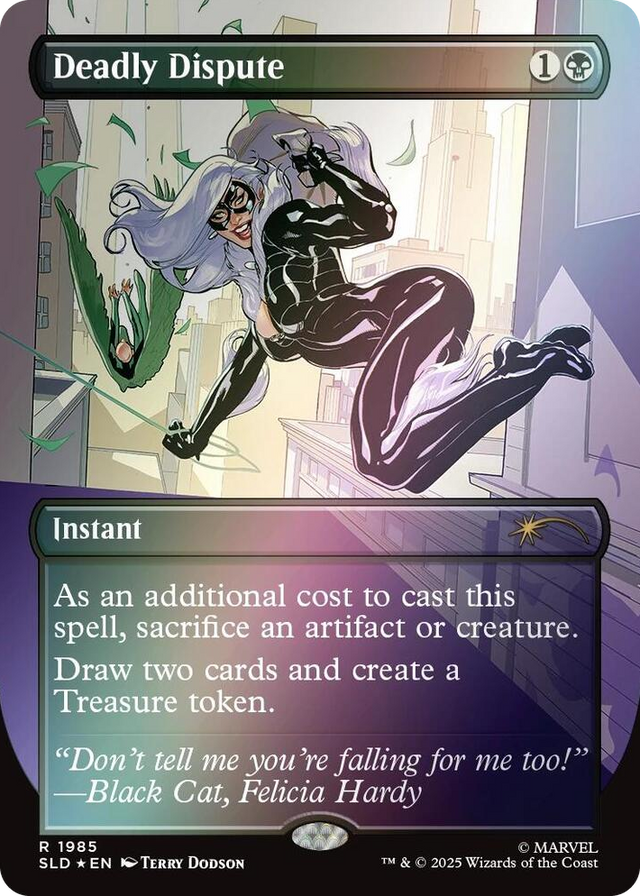 1985 Deadly Dispute (1985) (Rainbow Foil) R Secret Lair Drop Series