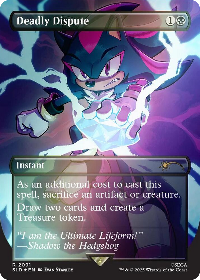 Deadly Dispute (2091) (Rainbow Foil) #2091 R - Secret Lair Drop Series Pokemon card