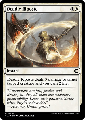 0058 Deadly Riposte C Ravnica: Clue Edition