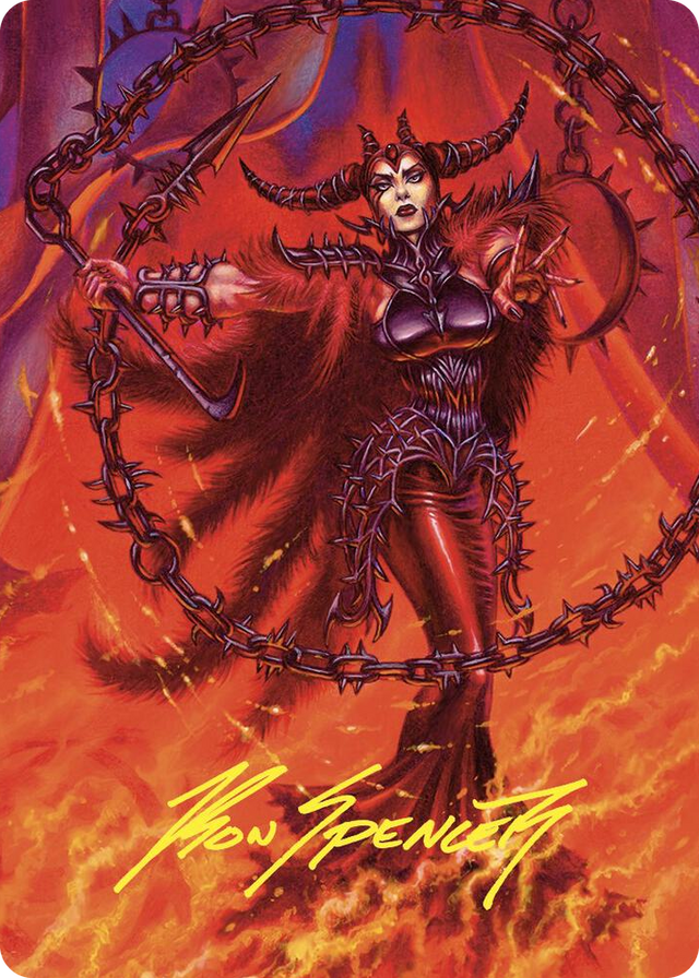0063 Deadly Rollick Art Card (Gold-Stamped Signature) S Art Series: Commander Masters