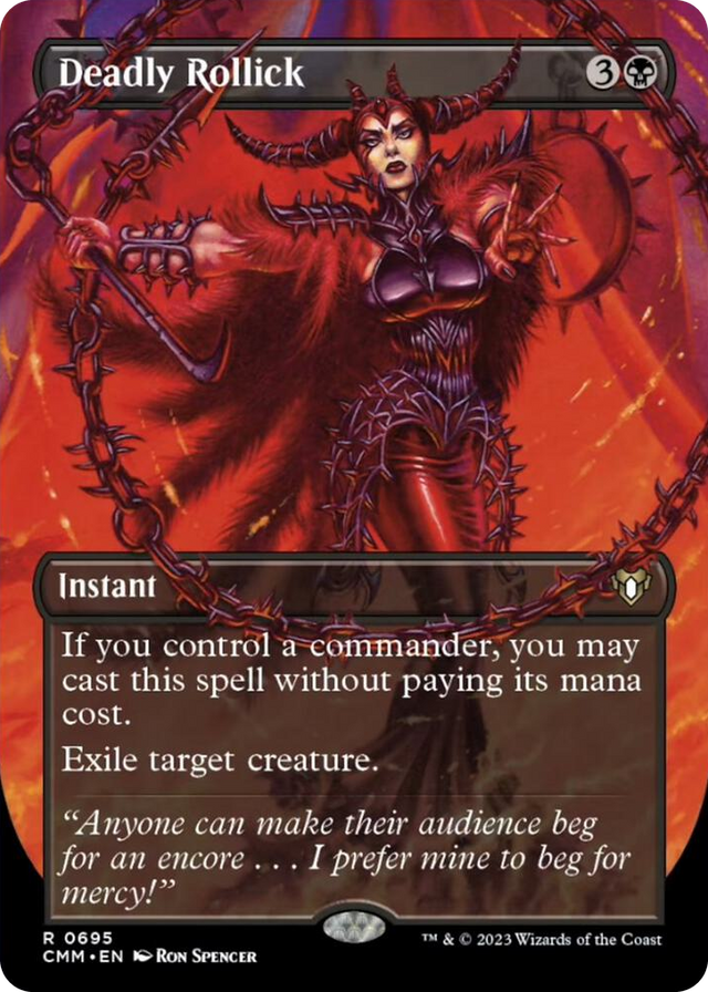 0695 Deadly Rollick (Borderless) R Commander Masters