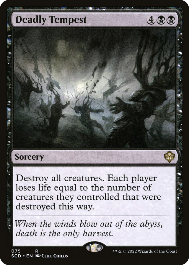 0075 Deadly Tempest R Starter Commander Decks