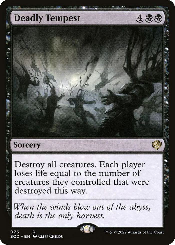 0075 Deadly Tempest R Starter Commander Decks