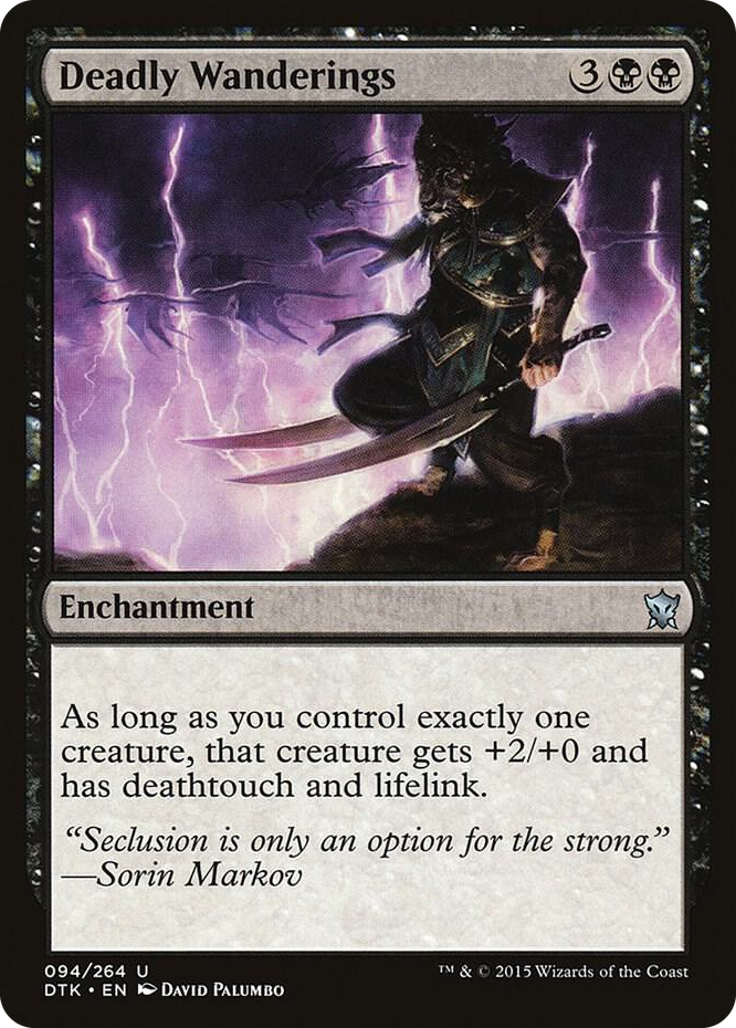 0094 Deadly Wanderings U Dragons of Tarkir