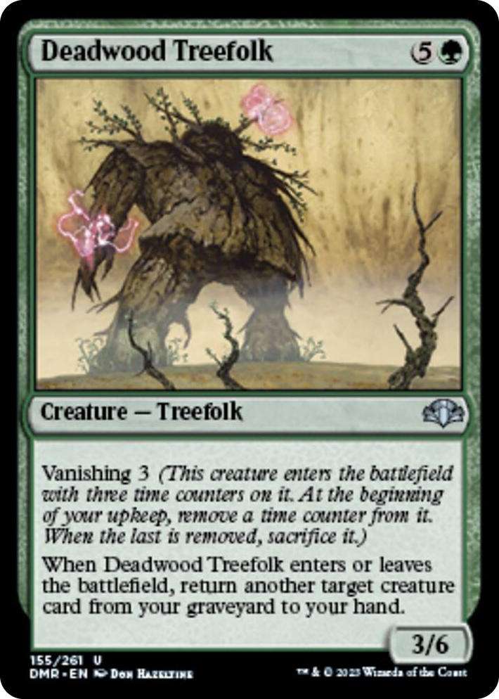 0155 Deadwood Treefolk U Dominaria Remastered