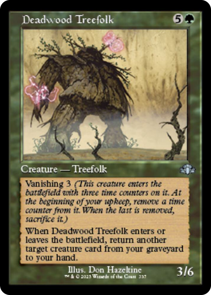 0337 Deadwood Treefolk (Retro Frame) U Dominaria Remastered