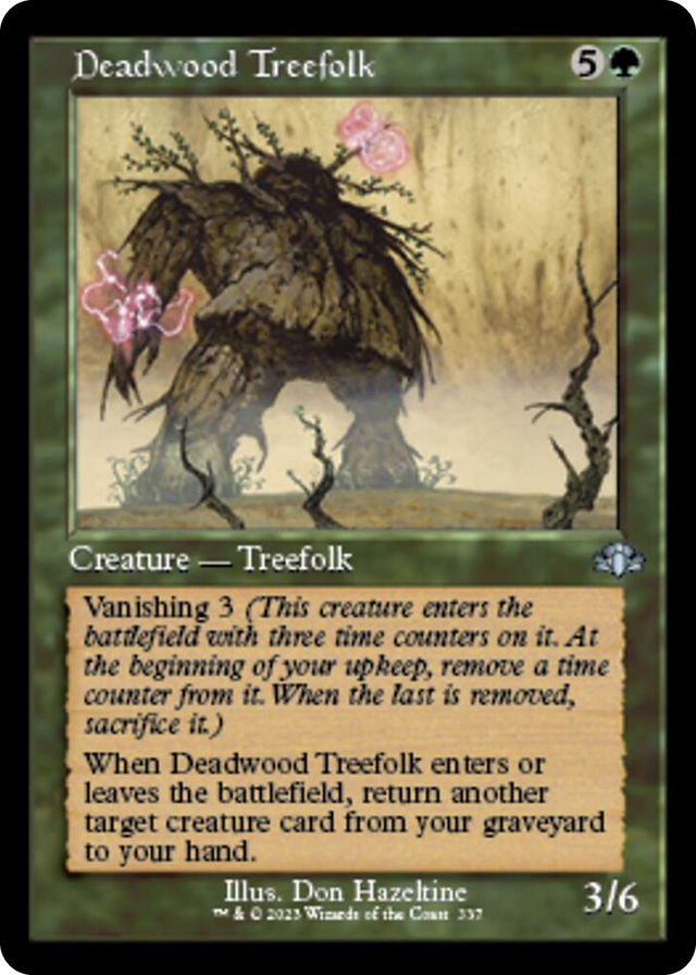 0337 Deadwood Treefolk (Retro Frame) U Dominaria Remastered