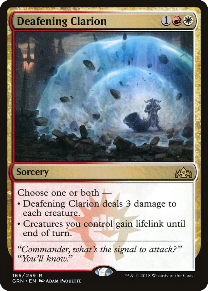 0165 Deafening Clarion R Guilds of Ravnica