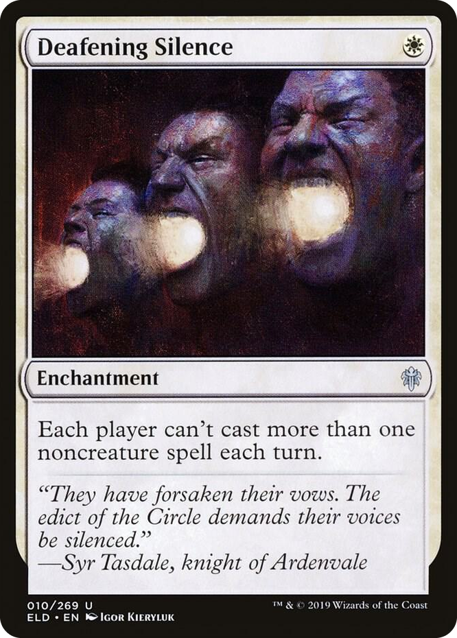 0010 Deafening Silence U Throne of Eldraine