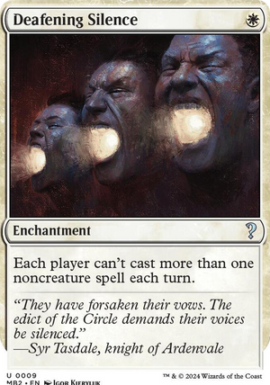 0009 Deafening Silence (White Border) U Mystery Booster 2