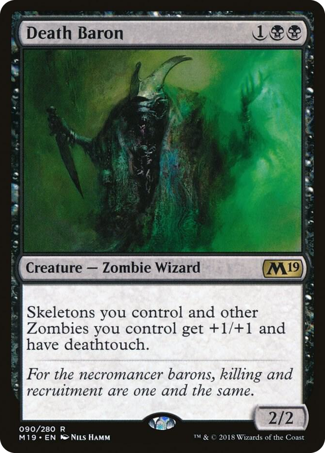 0090 Death Baron R Core Set 2019