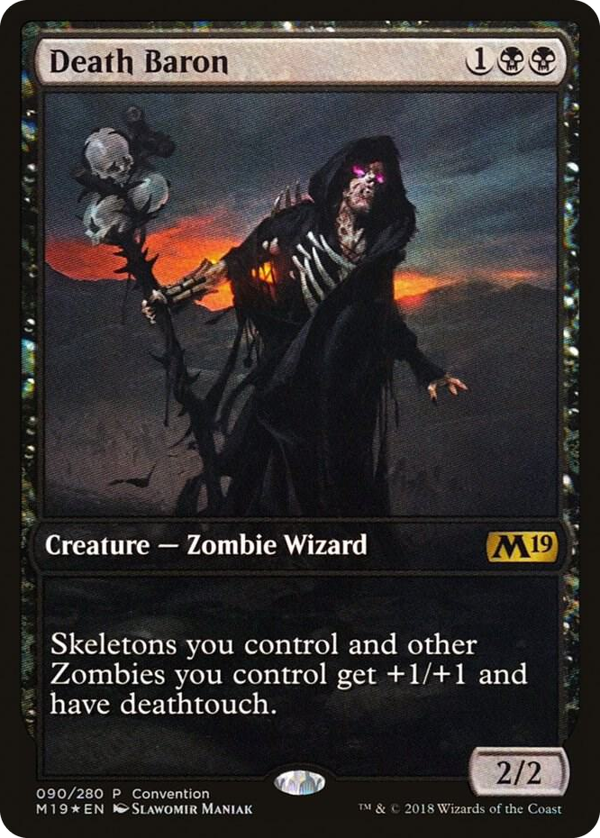 Death Baron (2018 Convention Promo) #90 P - Media Promos Pokemon card