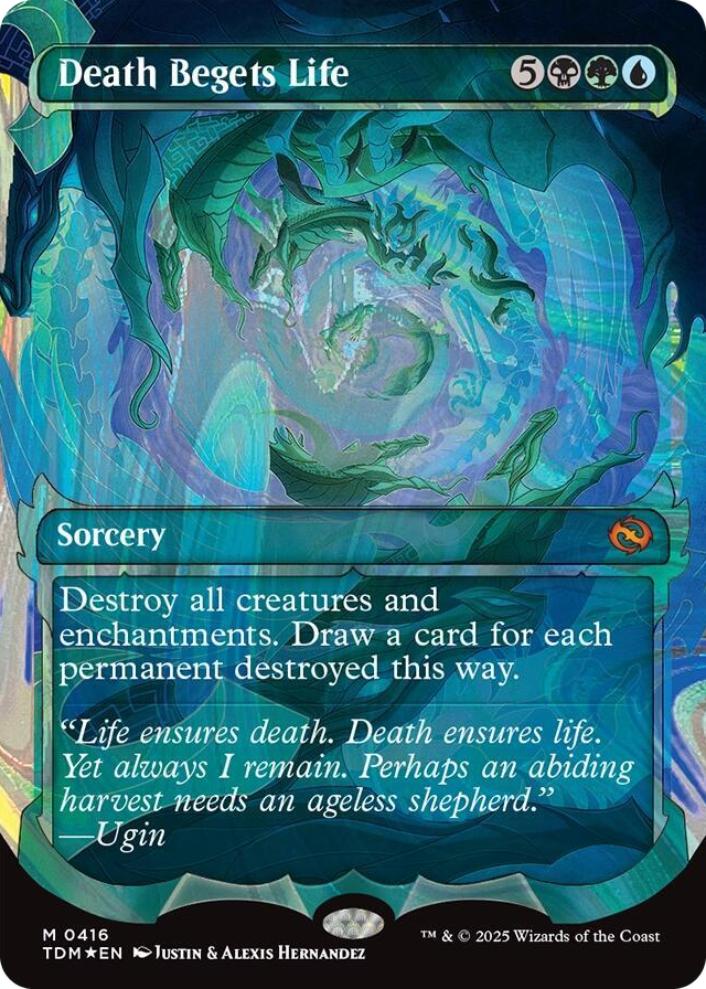 0416 Death Begets Life (Showcase) (Halo Foil) M Dragonstorm