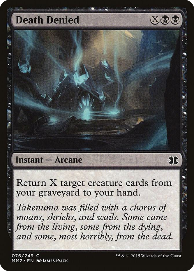 0076 Death Denied C Modern Masters 2015