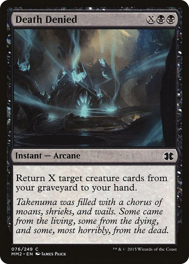 0076 Death Denied C Modern Masters 2015