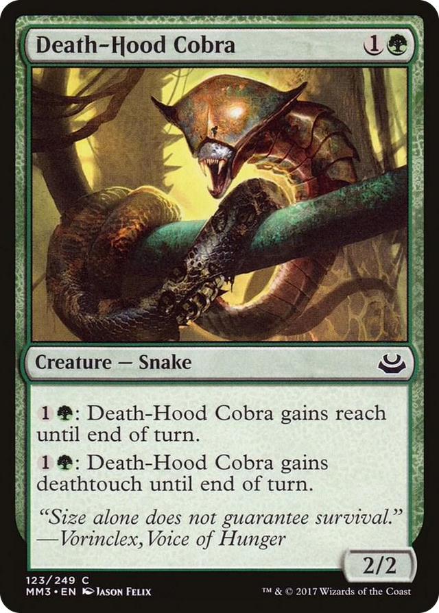 0123 Death-Hood Cobra C Modern Masters 2017