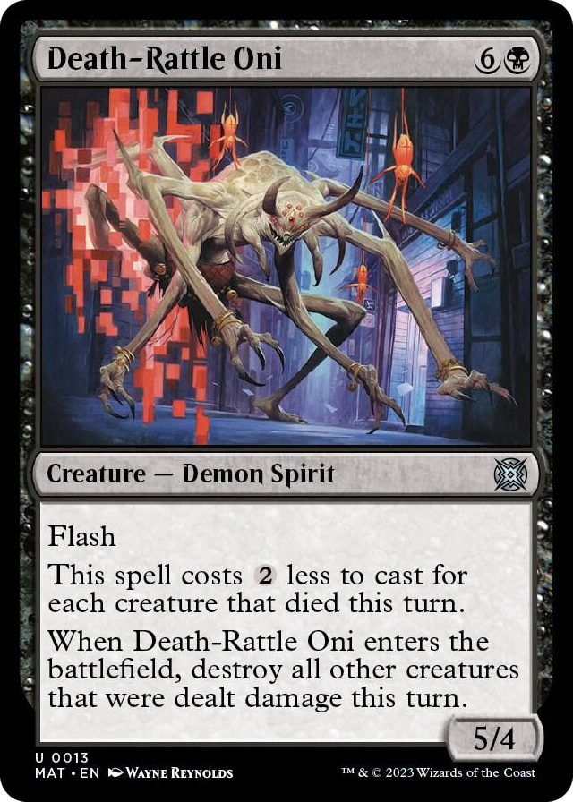 0013 Death-Rattle Oni U March of the Machine: The Aftermath