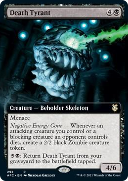 0292 Death Tyrant (Extended Art) R Commander: Adventures in the Forgotten Realms