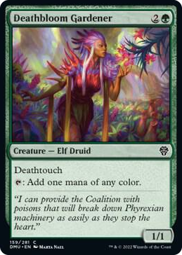 0159 Deathbloom Gardener C Dominaria United