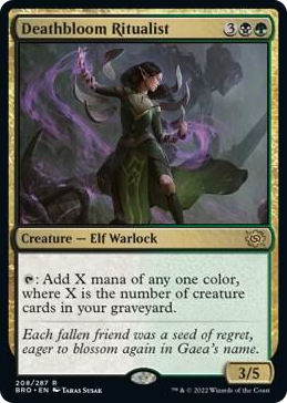 0208 Deathbloom Ritualist R The Brothers' War