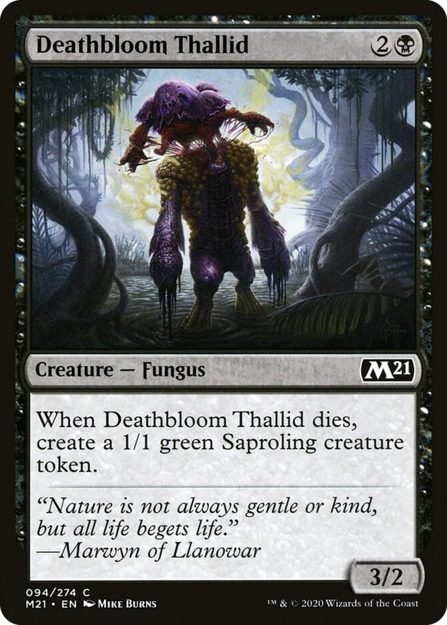 0094 Deathbloom Thallid C Core Set 2021