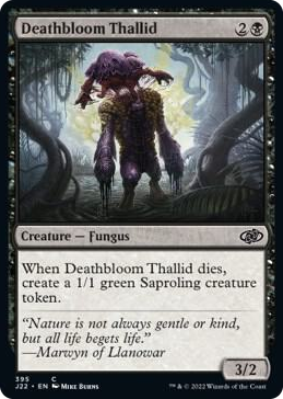 0395 Deathbloom Thallid C Jumpstart 2022
