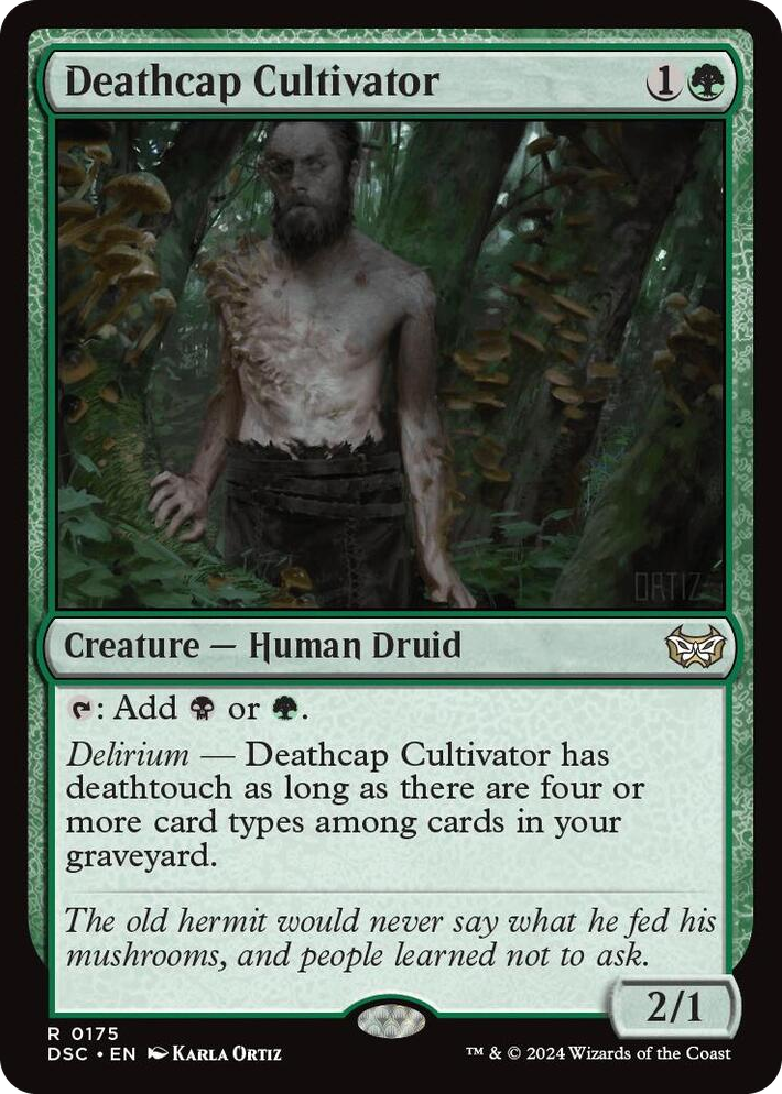 0175 Deathcap Cultivator R Commander: Duskmourn: House of Horror