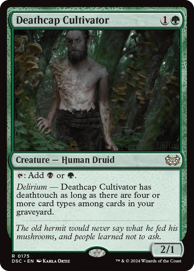 0175 Deathcap Cultivator R Commander: Duskmourn: House of Horror