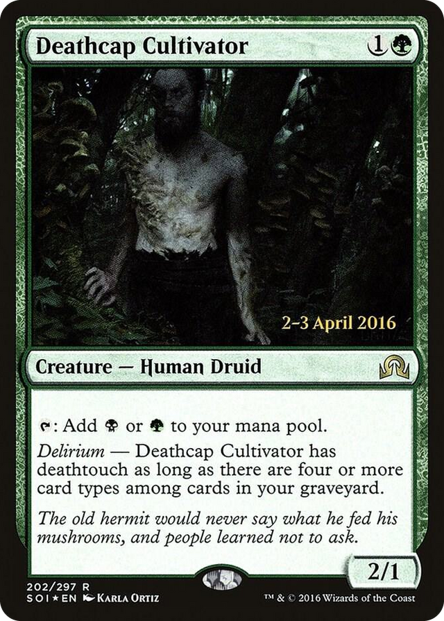 0202 Deathcap Cultivator R Prerelease Cards
