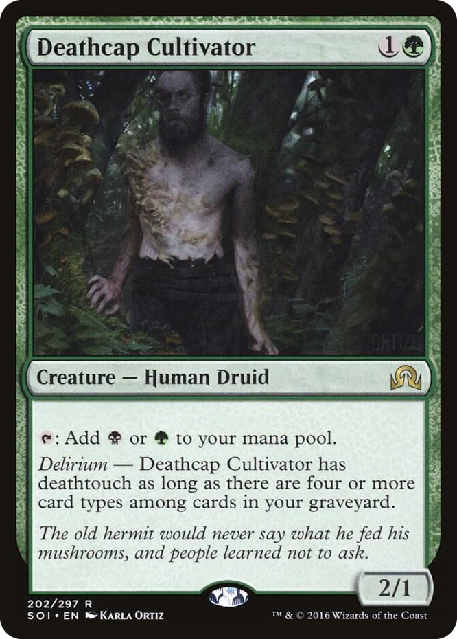 Deathcap Cultivator #202 R - Shadows over Innistrad Pokemon card