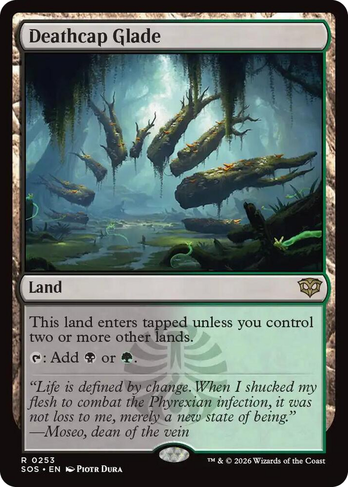 Deathcap Glade #253 R - Secrets of Strixhaven Pokemon card