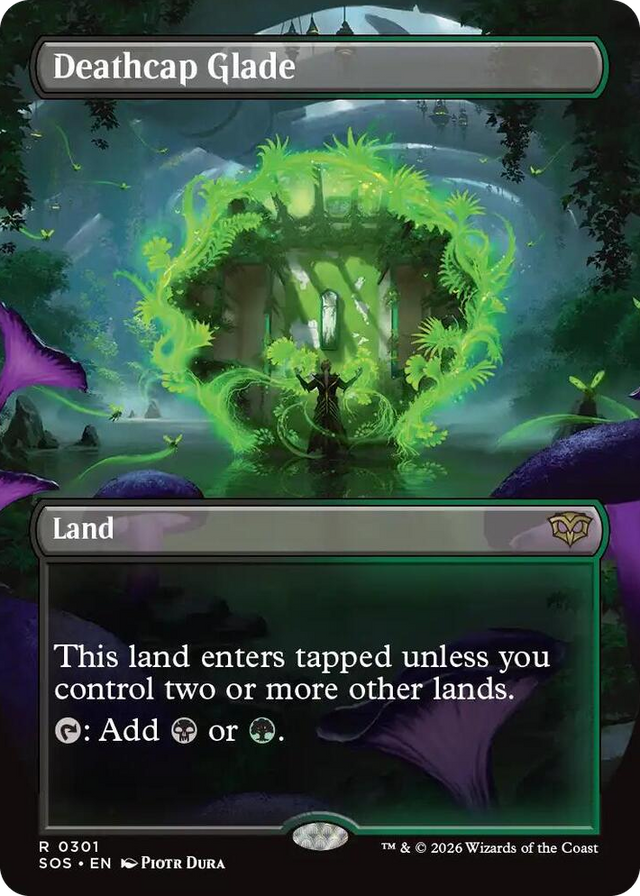 0301 Deathcap Glade (Borderless) R Secrets of Strixhaven