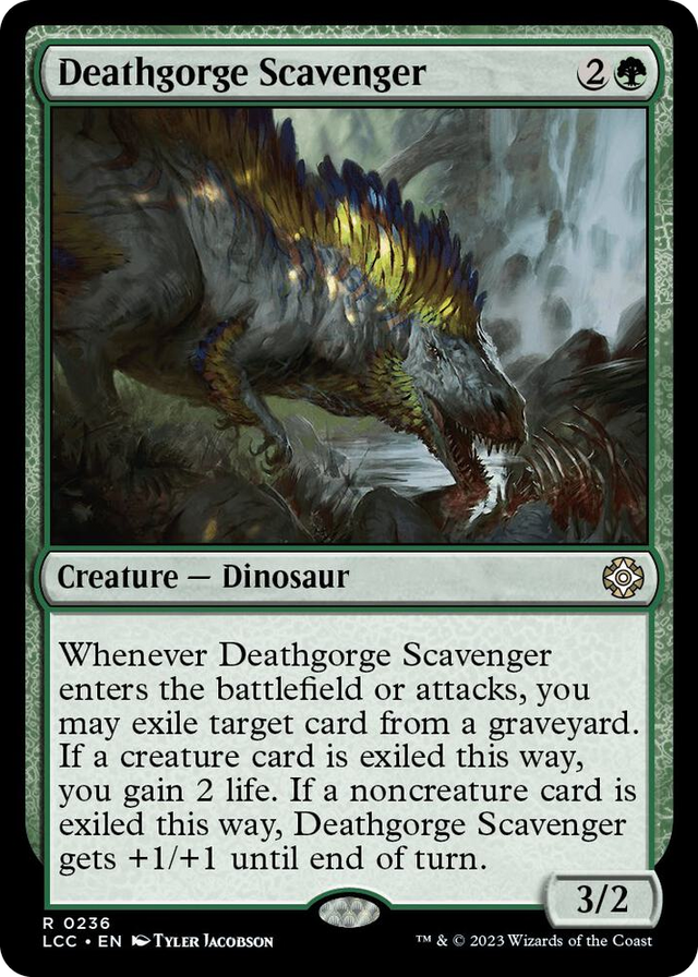 0236 Deathgorge Scavenger R Commander: The Lost Caverns of Ixalan