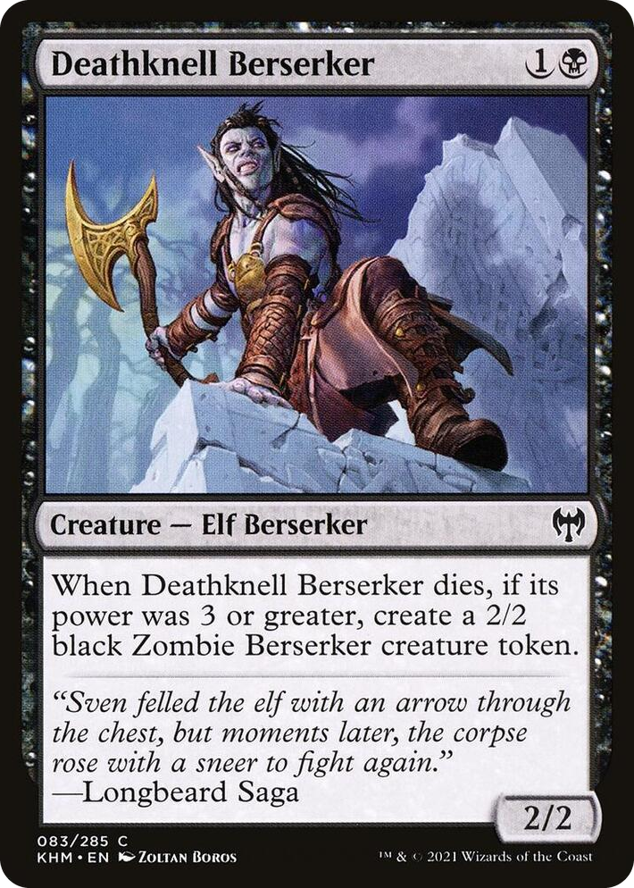 0083 Deathknell Berserker C Kaldheim