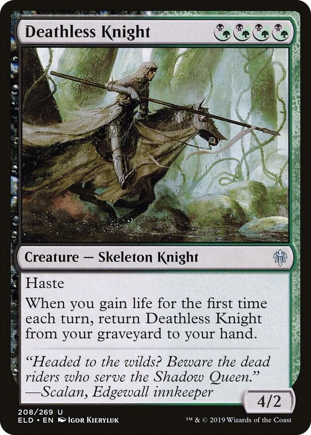 0208 Deathless Knight U Throne of Eldraine