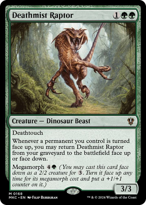 0168 Deathmist Raptor M Commander: Murders at Karlov Manor