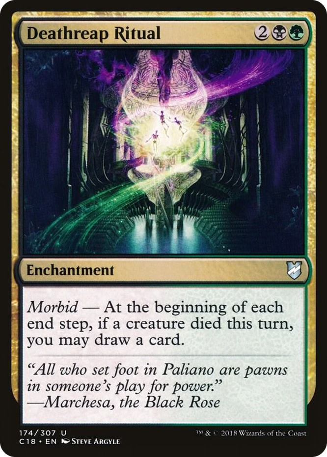0174 Deathreap Ritual U Commander 2018