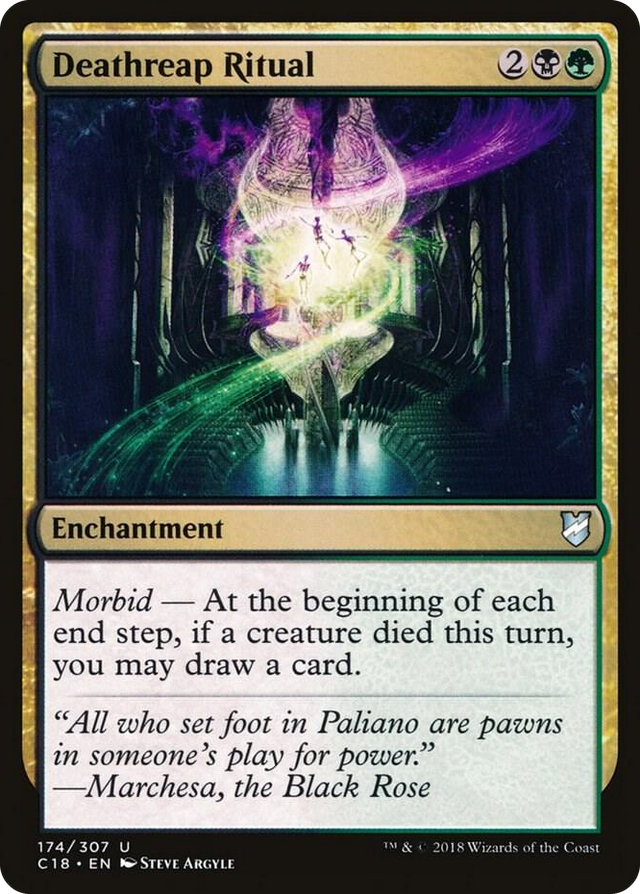 0174 Deathreap Ritual U Commander 2018