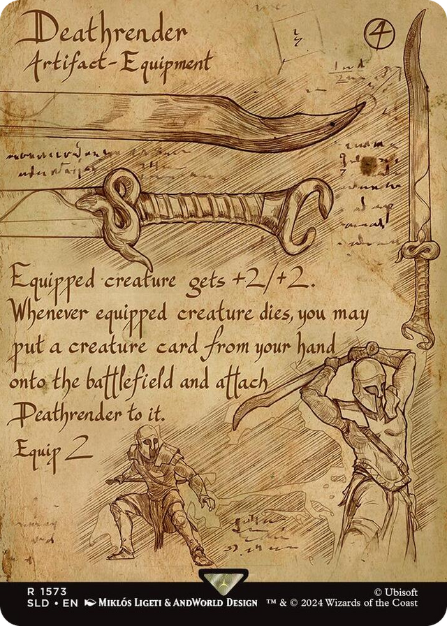 1573 Deathrender R Secret Lair Drop Series