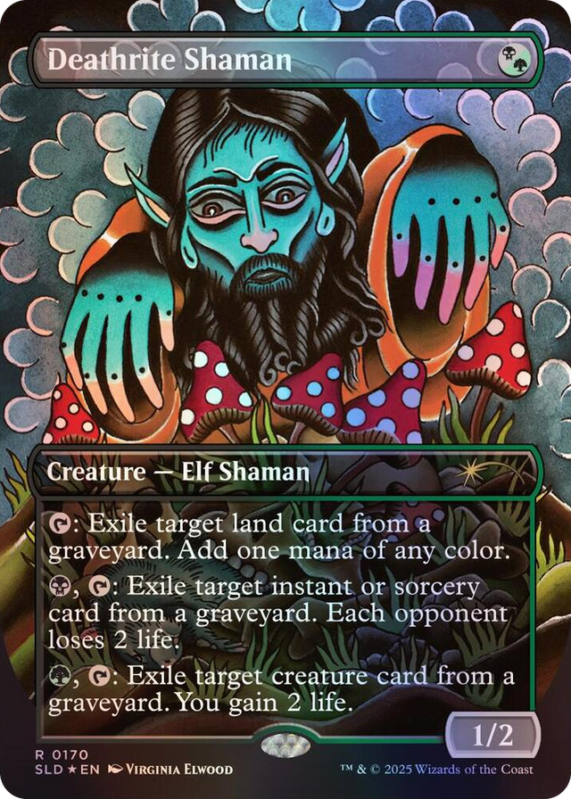 0170 Deathrite Shaman (Rainbow Foil) R Secret Lair Drop Series