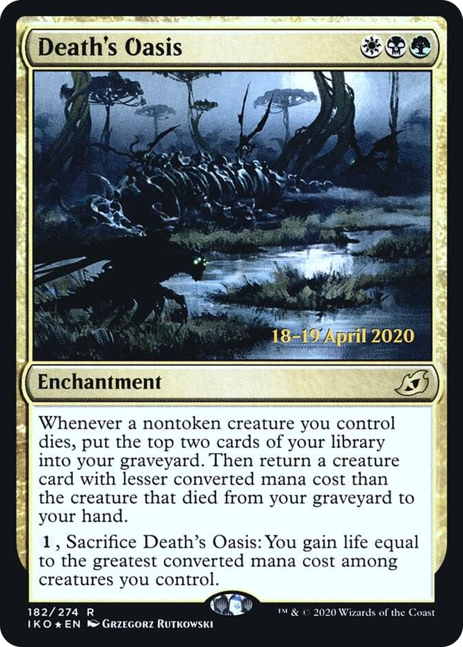 0182 Death's Oasis R Prerelease Cards