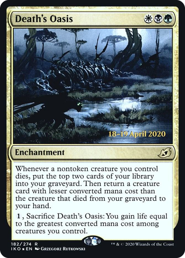 0182 Death's Oasis R Prerelease Cards