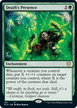 0137 Death's Presence R Commander: Innistrad: Midnight Hunt