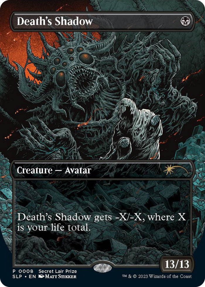 Death's Shadow #8 P - Secret Lair Showdown Pokemon card
