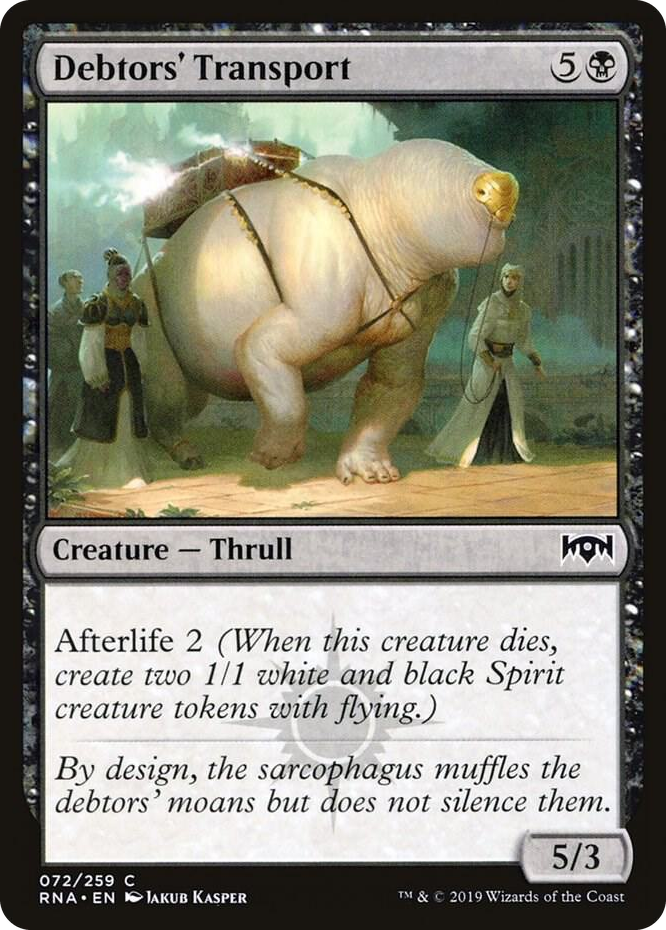 0072 Debtors' Transport C Ravnica Allegiance