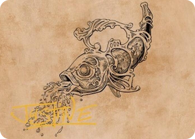 0079 Decanter of Endless Water Art Card (Gold-Stamped Signature) S Art Series: Commander Legends: Battle for Baldur's Gate