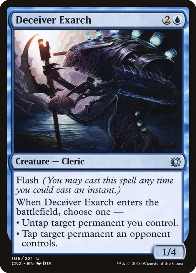 Deceiver Exarch #106 U - Conspiracy: Take the Crown Pokemon card