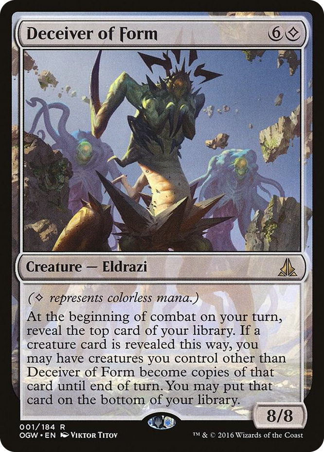Deceiver of Form #1 R - Oath of the Gatewatch Pokemon card
